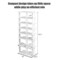 Costway Patented Wooden Shoes Storage Stand 7 Tiers Big Shoe Rack Organizer Multi-Shoe Rack